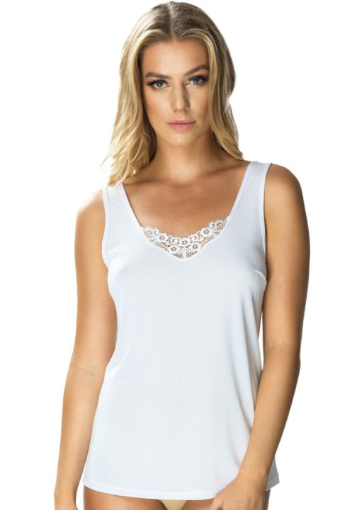 KOSZULKA DAMSKA SZR-80919- KARINA MAXI - CZARNY, 58 MEWA