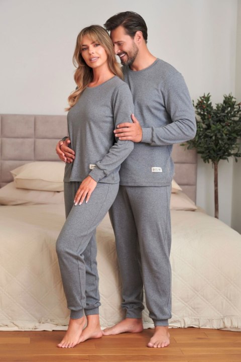 PIŻAMA DAMSKA PM.7567 - DARK_GREY, S DOCTOR NAP