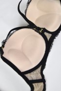 BIUSTONOSZ JULIA PUSH 19167 BLACK BEIGE - CZARNO-BEŻOWY, 80C MEDIOLANO