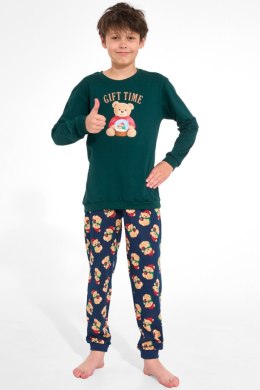 PIŻAMA BOY YOUNG DR 966/184 GIFT TIME - ZIELONY, 146-152 CORNETTE