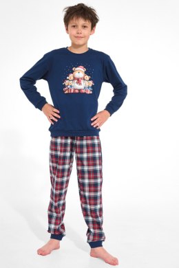 PIŻAMA BOY YOUNG DR 966/186 FAMILY - GRANAT, 158-164 CORNETTE