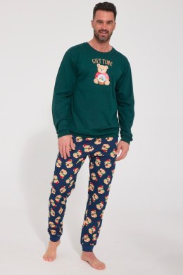 PIŻAMA MĘSKA DR 115/321 GIFT TIME - ZIELONY, XXL CORNETTE