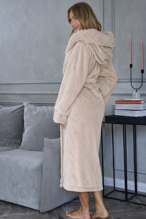 SZLAFROK DAMSKI DŁUGI 2646 ANA - ANGORA, L L&L