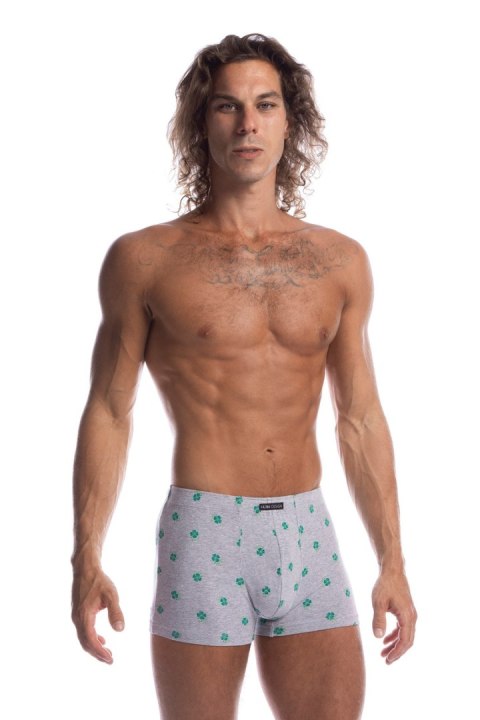 SZORTY MĘSKIE M-1009SZ - JASNY SZARY-SZARY, XXL LAMA