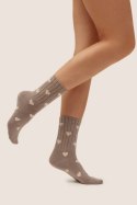 Skarpetki z wełną GB004 - CREME, 39/41 GABRIELLA