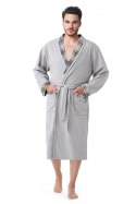 SZLAFROK MĘSKI BAWEŁNA FR-005 - OLIWKOWY, M, 4 DOROTA