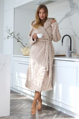 SZLAFROK DAMSKI DŁUGI ELODIE 2633 - ANGORA, L, 1 L&L