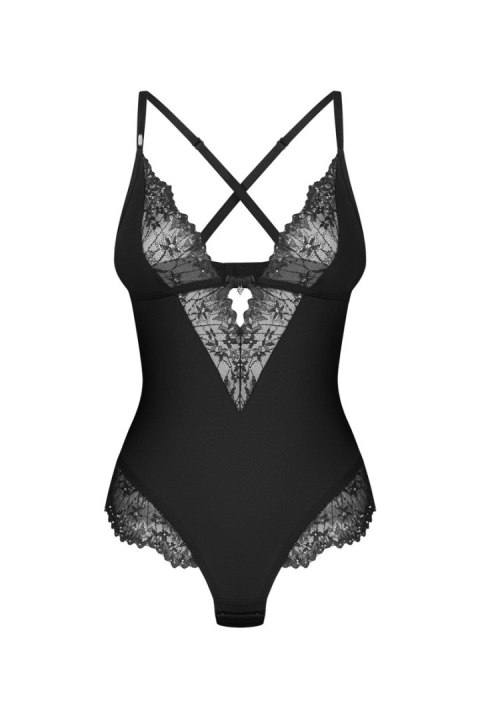 Sparkly Night body - CZARNY, 2XL/3XL OBSESSIVE