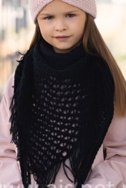 CHUSTKA 42-603 - MIX CIEMNE KOLORY, UNIWERSALNY AJS