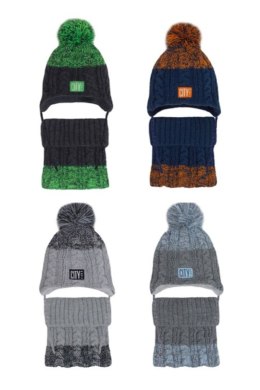 CZAPKA + GOLF 46-444 - MIX, 44-48 AJS