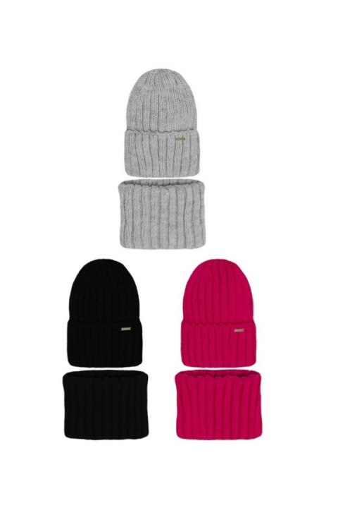 CZAPKA + KOMIN 46-533 - MIX, 52-56 AJS
