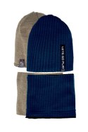 CZAPKA+TUBA-KOMIN 48-411 - GRAFIT, 52-56 AJS