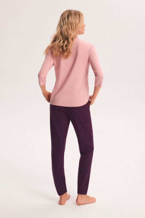 PIŻAMA DAMSKA GINGER 45415 AW26 - RÓŻOWY-FIOLET, 3XL HENDERSON LADIES