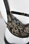 BIUSTONOSZ JULIA PUSH 19167 BLACK BEIGE - CZARNO-BEŻOWY, 70C MEDIOLANO