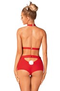 MS REINDY CHRISTMAS - CZERWONY, XS/S OBSESSIVE