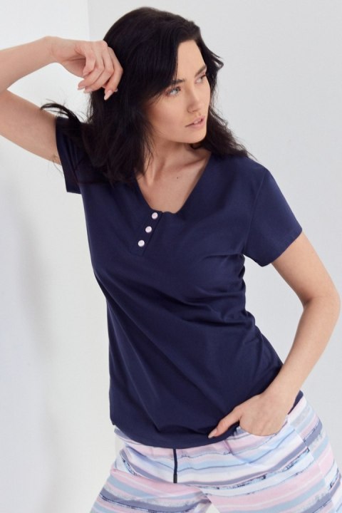 PIŻAMA DAMSKA -116 - GRANAT, XL CANA PIŻAMA DAMSKA -116 - GRANAT, XL CANA
