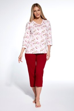 PIŻAMA DAMSKA DR 481/360 ADELE BIG - RÓŻOWY, 3XL CORNETTE