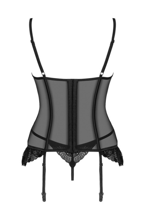 SERENA LOVE GORSET I STRINGI - CZARNY, XL/2XL OBSESSIVE SERENA LOVE GORSET I STRINGI - CZARNY, XL/2XL OBSESSIVE