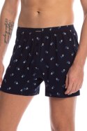 BOKSERKI MĘSKIE M-1019BX 3XL-4XL - GRANATOWY, XXXXL LAMA