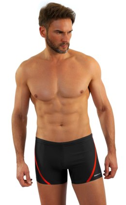 BOKSERKI KĄPIELOWE MĘSKIE BD 366 - GRANATOWY, XL, 366 SESTO SENSO