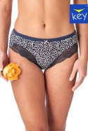FIGI DAMSKIE LPC 503 B23 - BRZOSKWINIOWY-GRANATOWY, XXL KEY