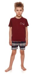 PIŻAMA DZIECIĘCA PDU.4269 YOUNG - SANGRIA, 146/152 DOCTOR NAP