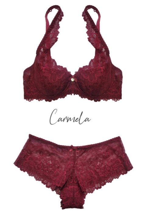 BIUSTONOSZ CARMELA M-053/22 BURGUND - BURGUND, 70D MAT BIUSTONOSZ CARMELA M-053/22 BURGUND - BURGUND, 70D MAT
