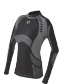 THERMO ACTIVE KOSZULKA WOMEN - CZARNY-BORDO, S, BORDO SESTO SENSO